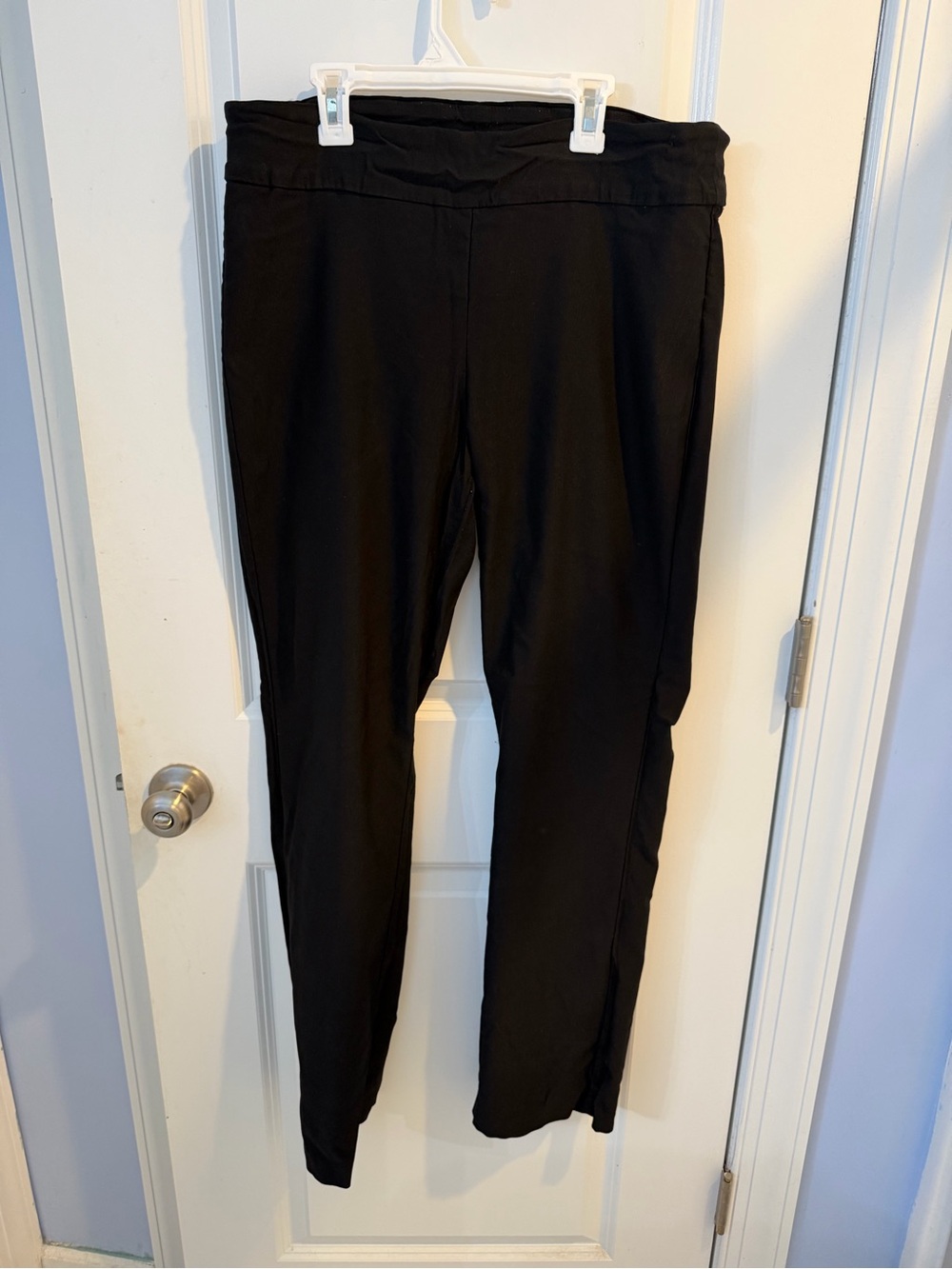 Tribal Black Pull-On Leggings with Straight Leg